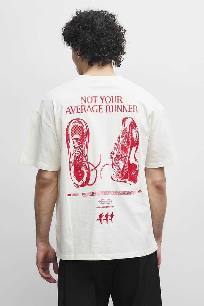 ARKK Apparel ARKK Boxy Tee 5.0 | Antique White Red T-Shirt