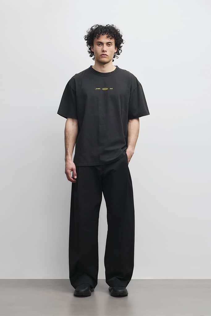 ARKK Apparel ARKK Boxy Tee 5.0 | Black Yellow T-Shirt