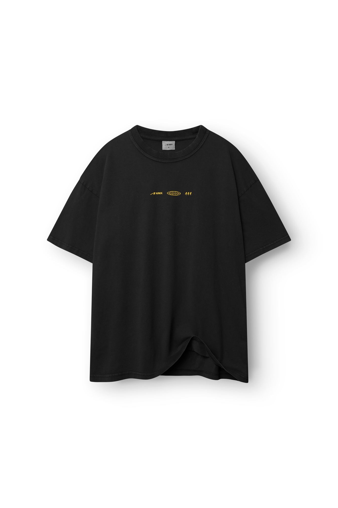 ARKK Apparel ARKK Boxy Tee 5.0 | Black Yellow T-Shirt