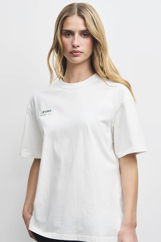 ARKK Apparel ARKK CPH Boxy Tee | Off White Vintage Green T-Shirt