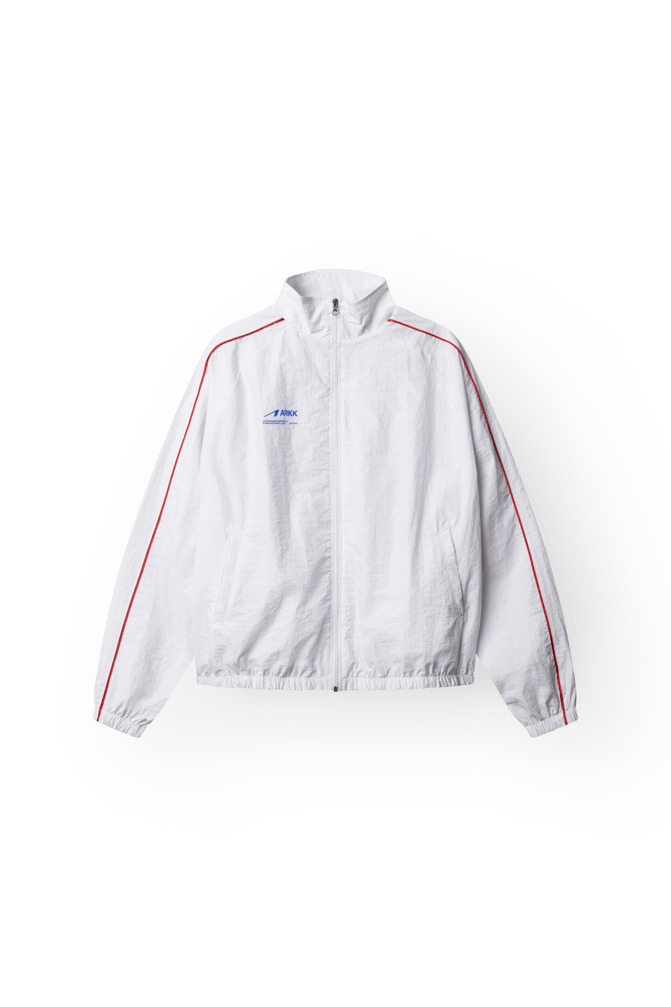 ARKK Apparel ARKK CPH Track Jacket | Off White Cherry Solid Blue Track Jacket