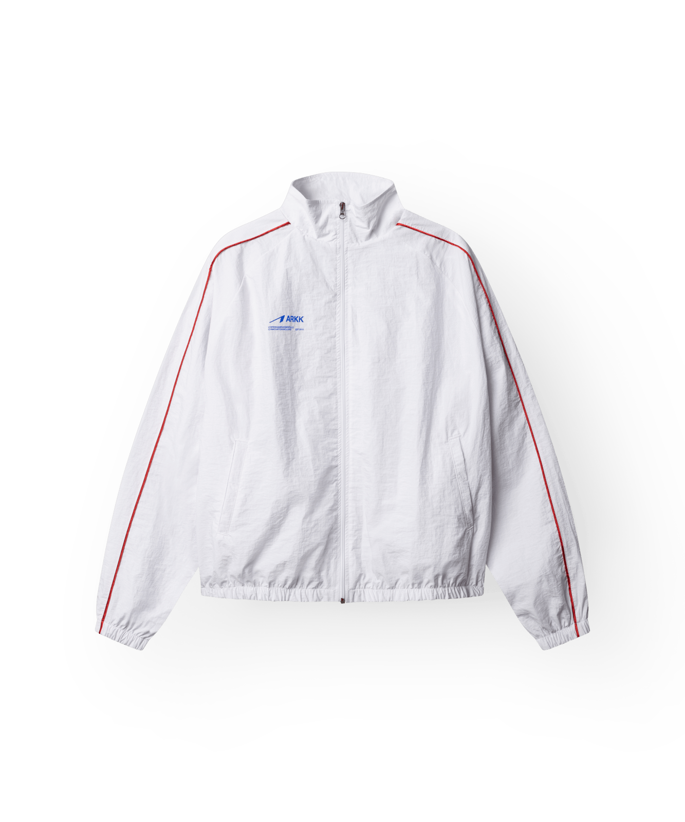 ARKK Apparel ARKK CPH Track Jacket | Off White Cherry Solid Blue Track Jacket