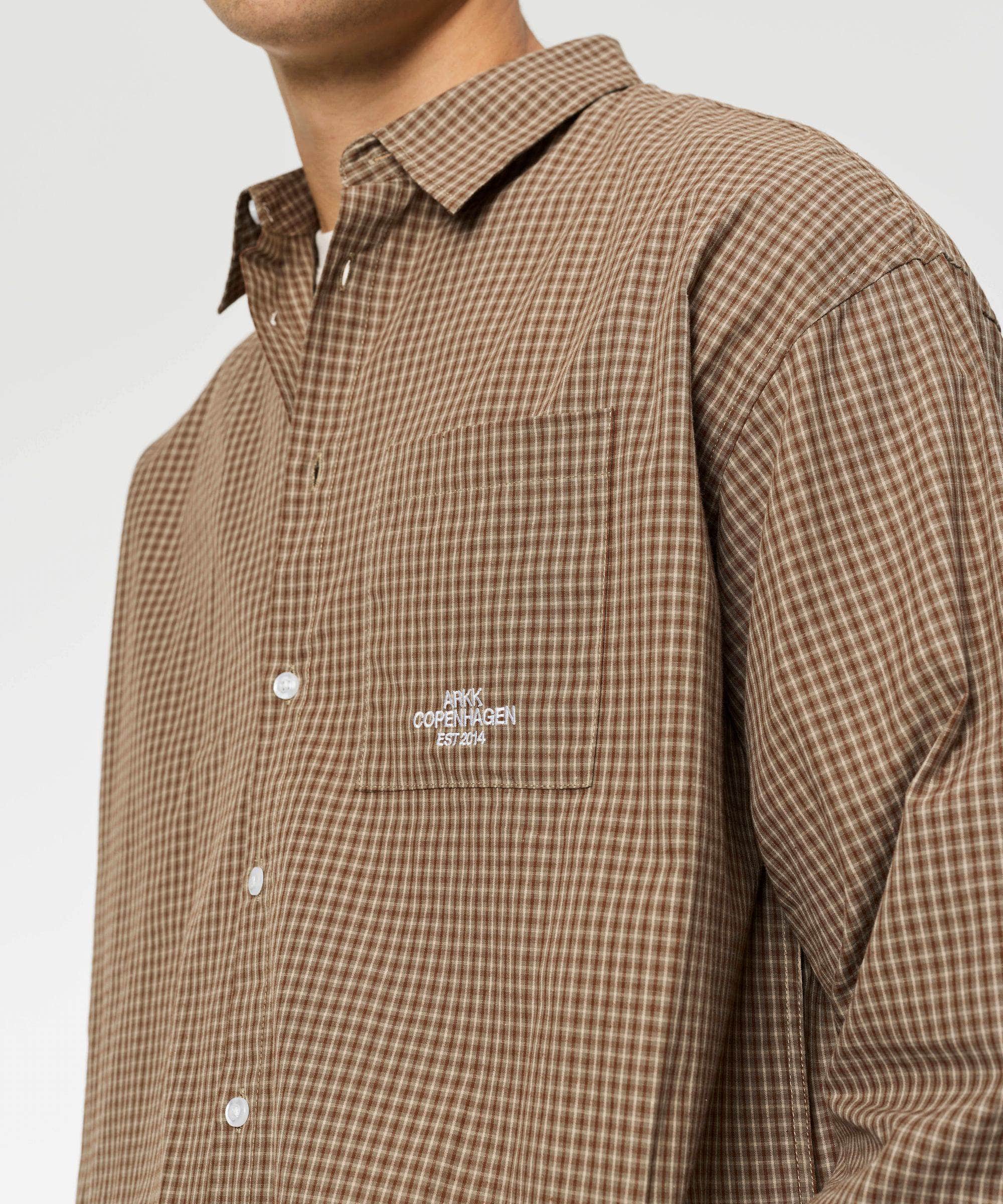 ARKK Apparel ARKK Checkered Shirt | Cocoa Shirt