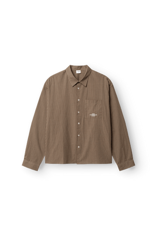 ARKK Apparel ARKK Checkered Shirt | Cocoa Shirt