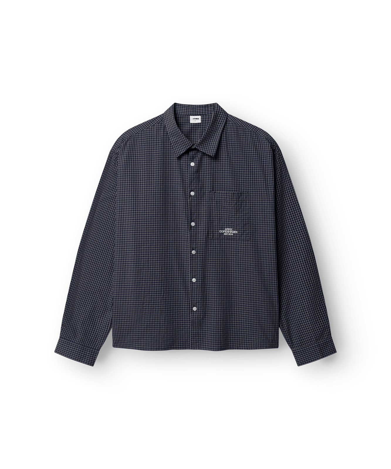 ARKK Apparel ARKK Checkered Shirt | Faded Black Shirt