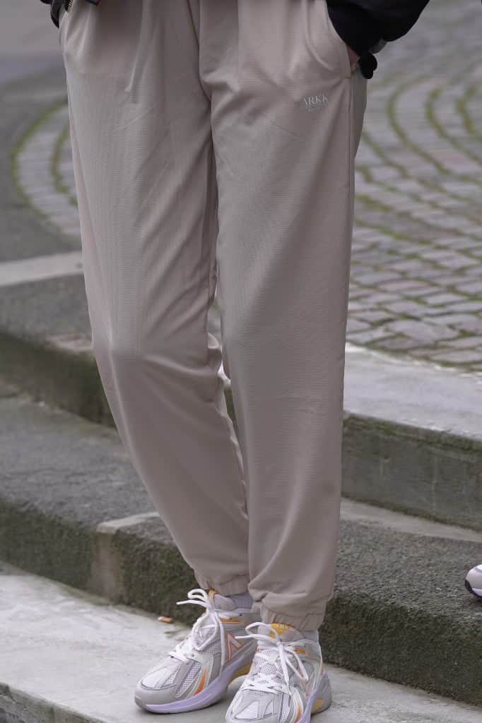 ARKK Apparel ARKK Essential Tech Pants | Oyster Gray White Tech Pants