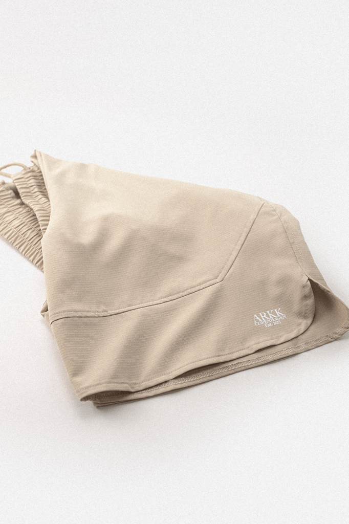 ARKK Apparel ARKK Essential Tech Shorts | Oyster Gray White Shorts