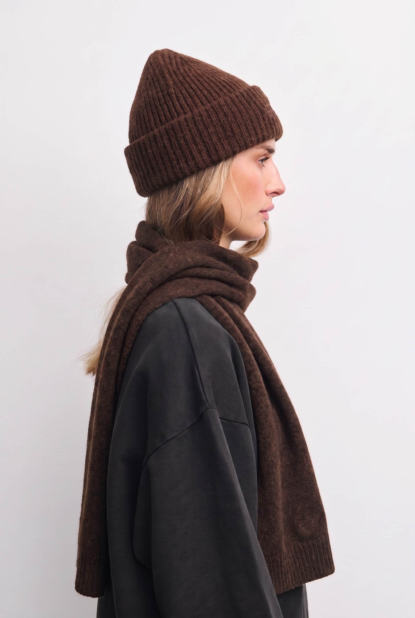 ARKK Accessories ARKK Furry Scarf | Chocolate Scarf