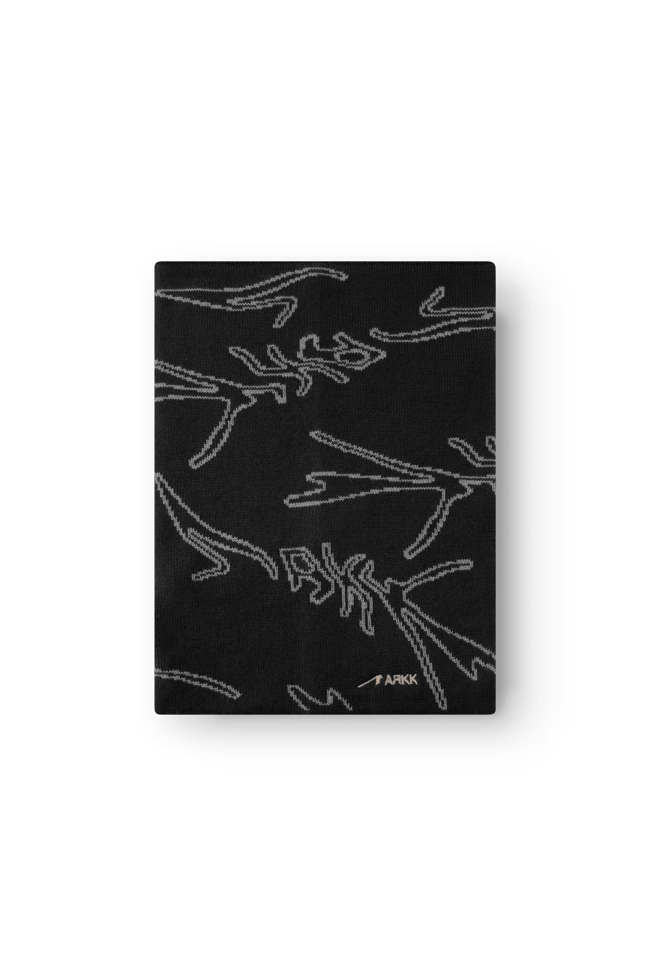 ARKK Accessories ARKK Liquid Neck Tube | Black Grey Scarf