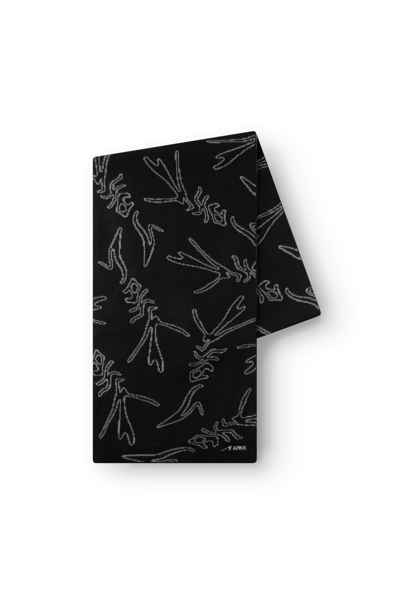ARKK Accessories ARKK Liquid Scarf | Black Grey Scarf