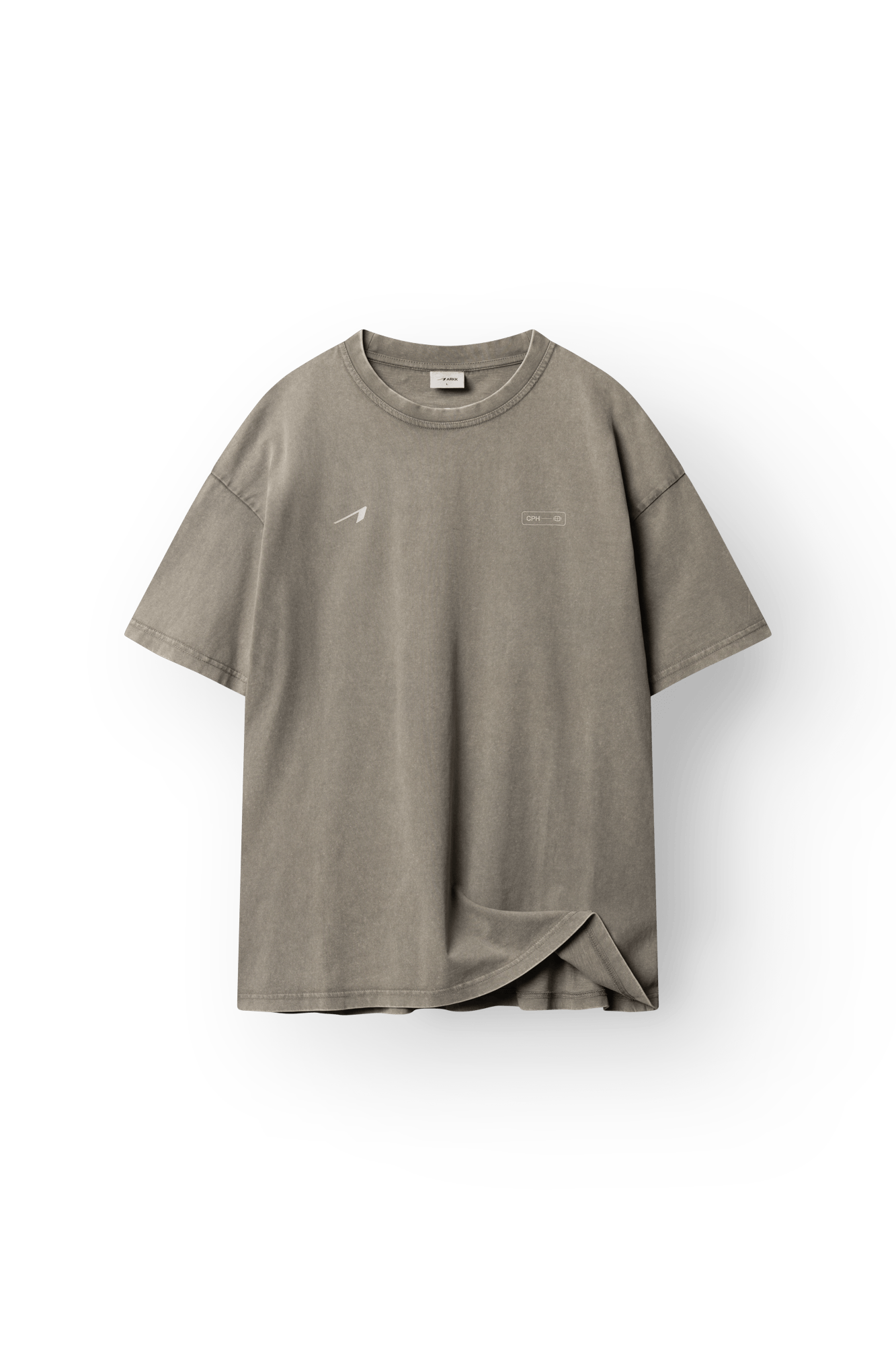 ARKK Apparel ARKK Logo Boxy Tee | Khaki T-Shirt