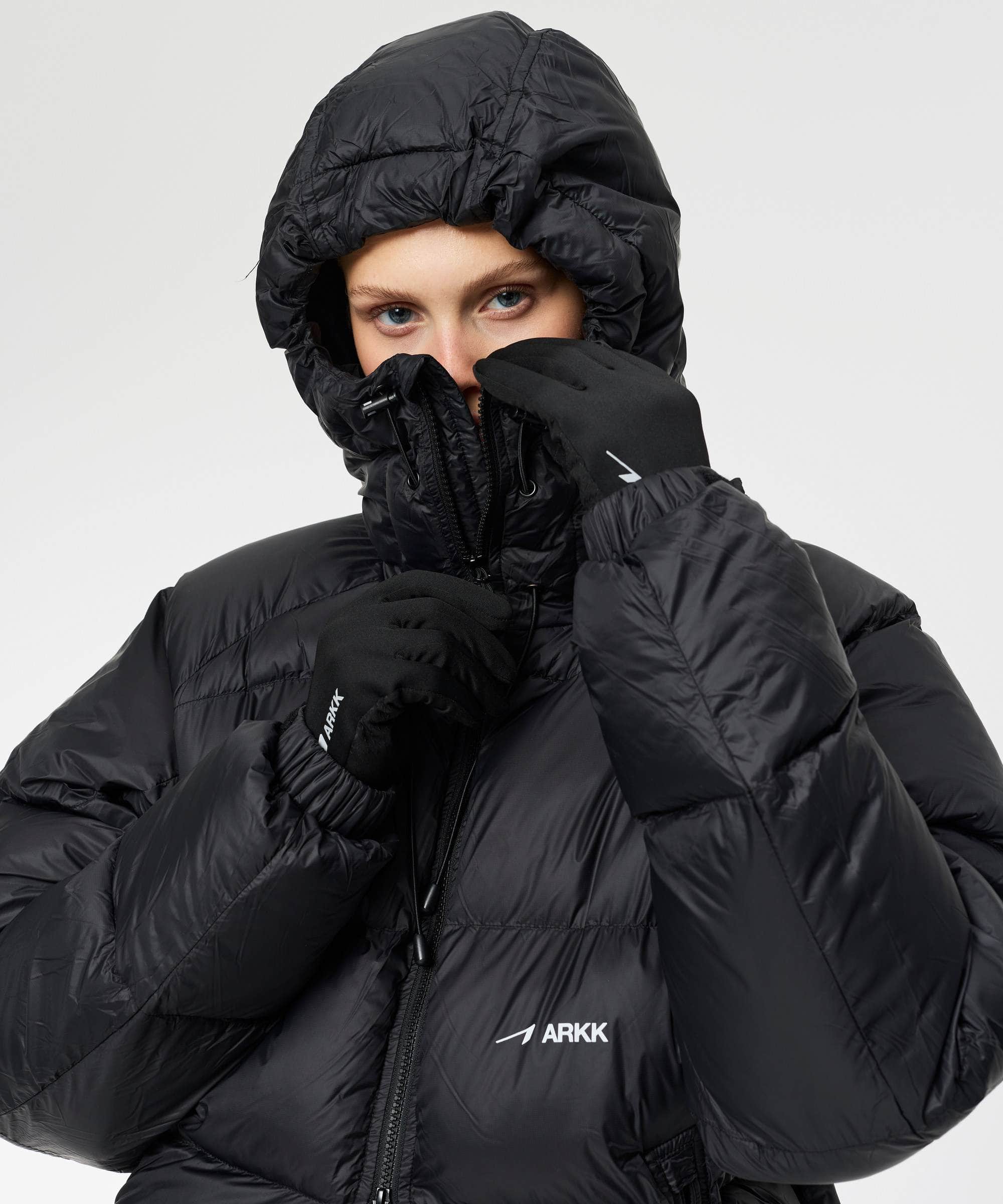 ARKK Apparel ARKK Logo Puffer | Faded Black Jacket