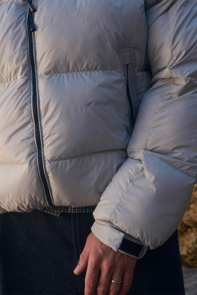 ARKK Apparel ARKK Logo Puffer | Grey Jacket