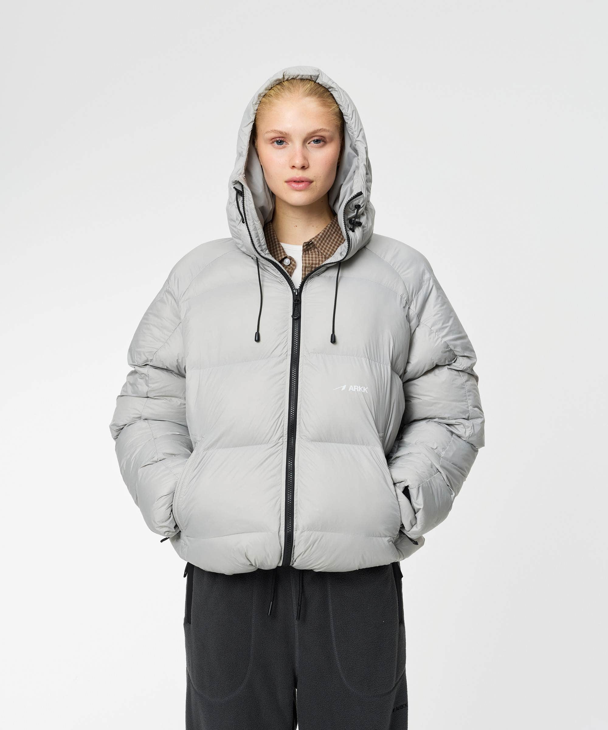 ARKK Apparel ARKK Logo Puffer | Grey Jacket