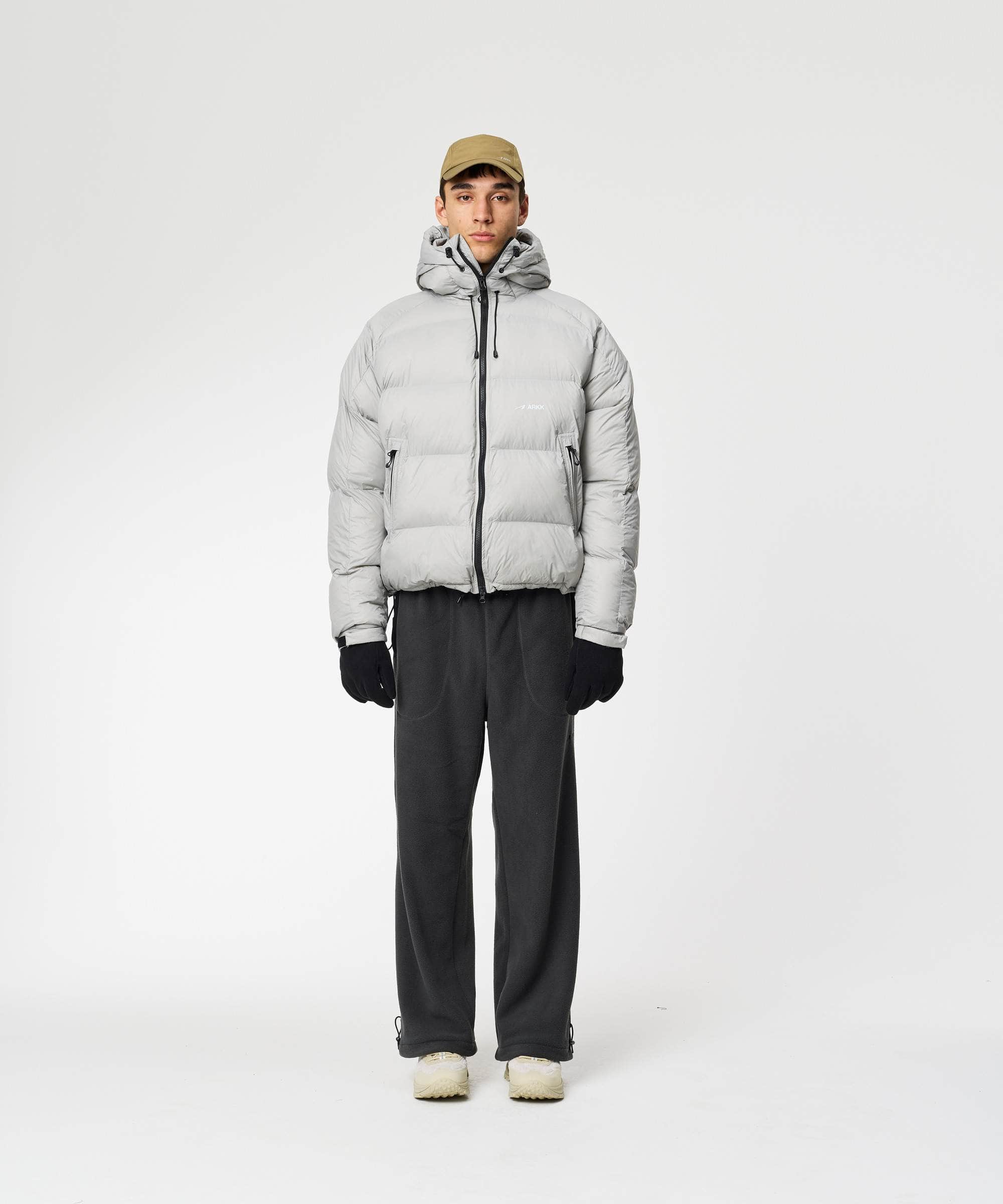 ARKK Apparel ARKK Logo Puffer | Grey Jacket