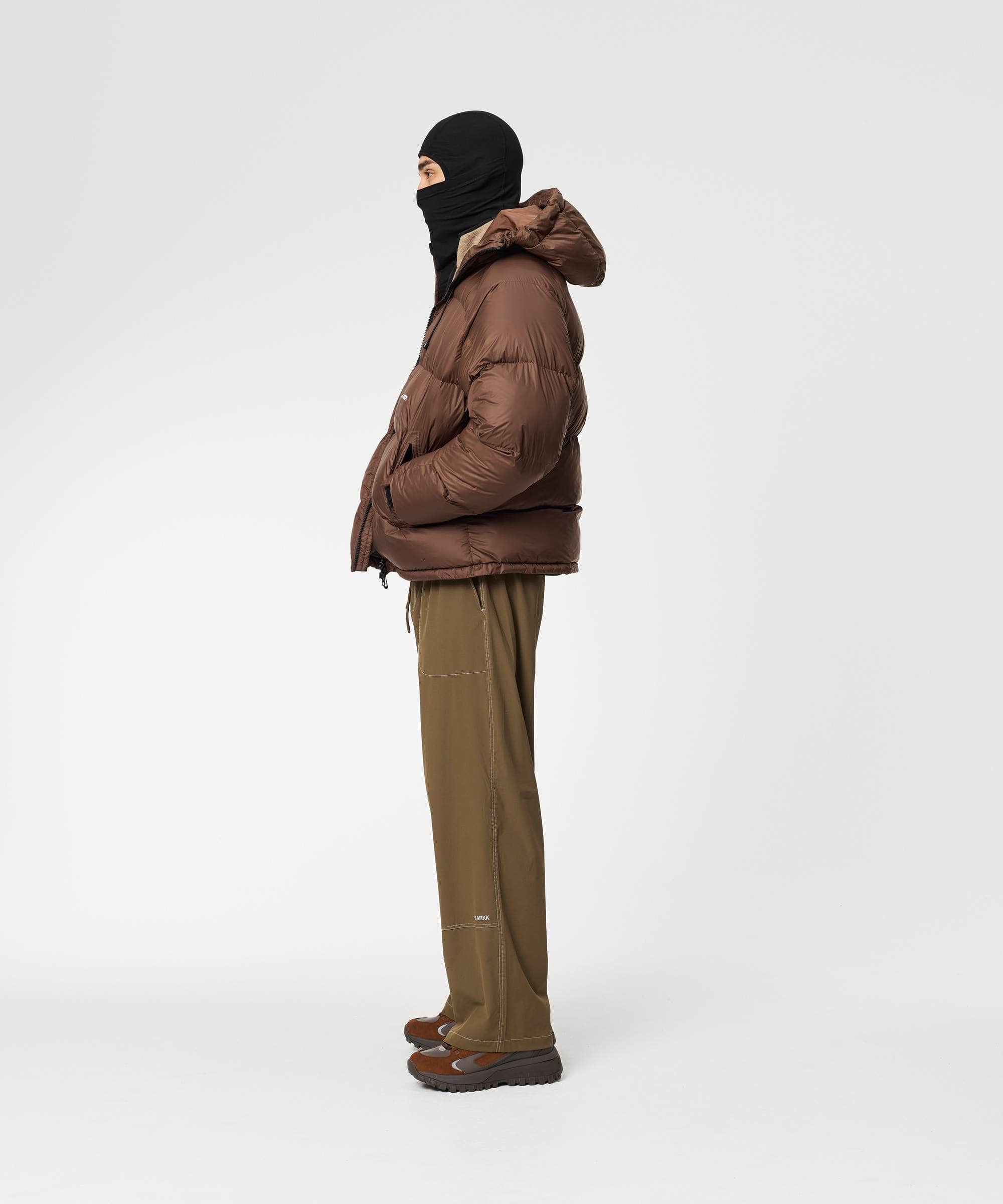 ARKK Apparel ARKK Logo Puffer Jacket | Brown Jacket