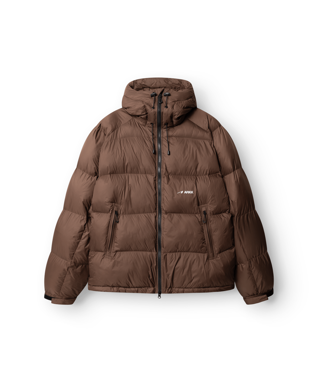 ARKK Apparel ARKK Logo Puffer Jacket | Brown Jacket