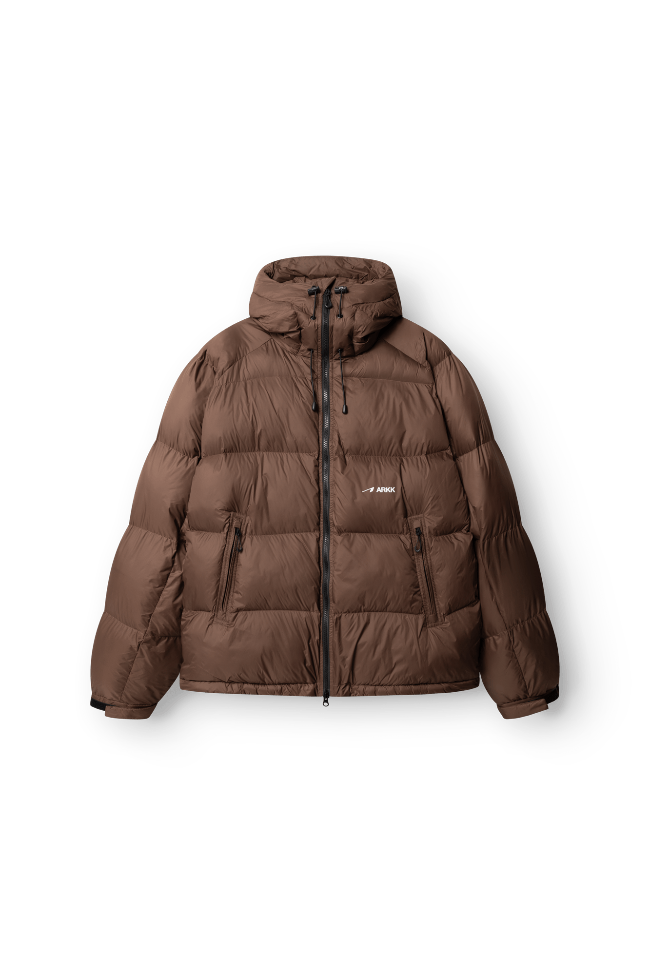 ARKK Apparel ARKK Logo Puffer Jacket | Brown Jacket