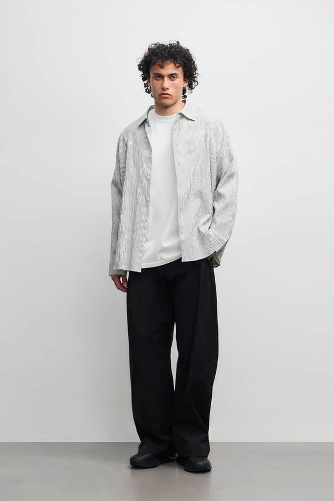ARKK Apparel ARKK Logo Seersucker Shirt | Vintage Green Shirt