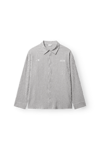 ARKK Apparel ARKK Logo Seersucker Shirt | Grey Shirt