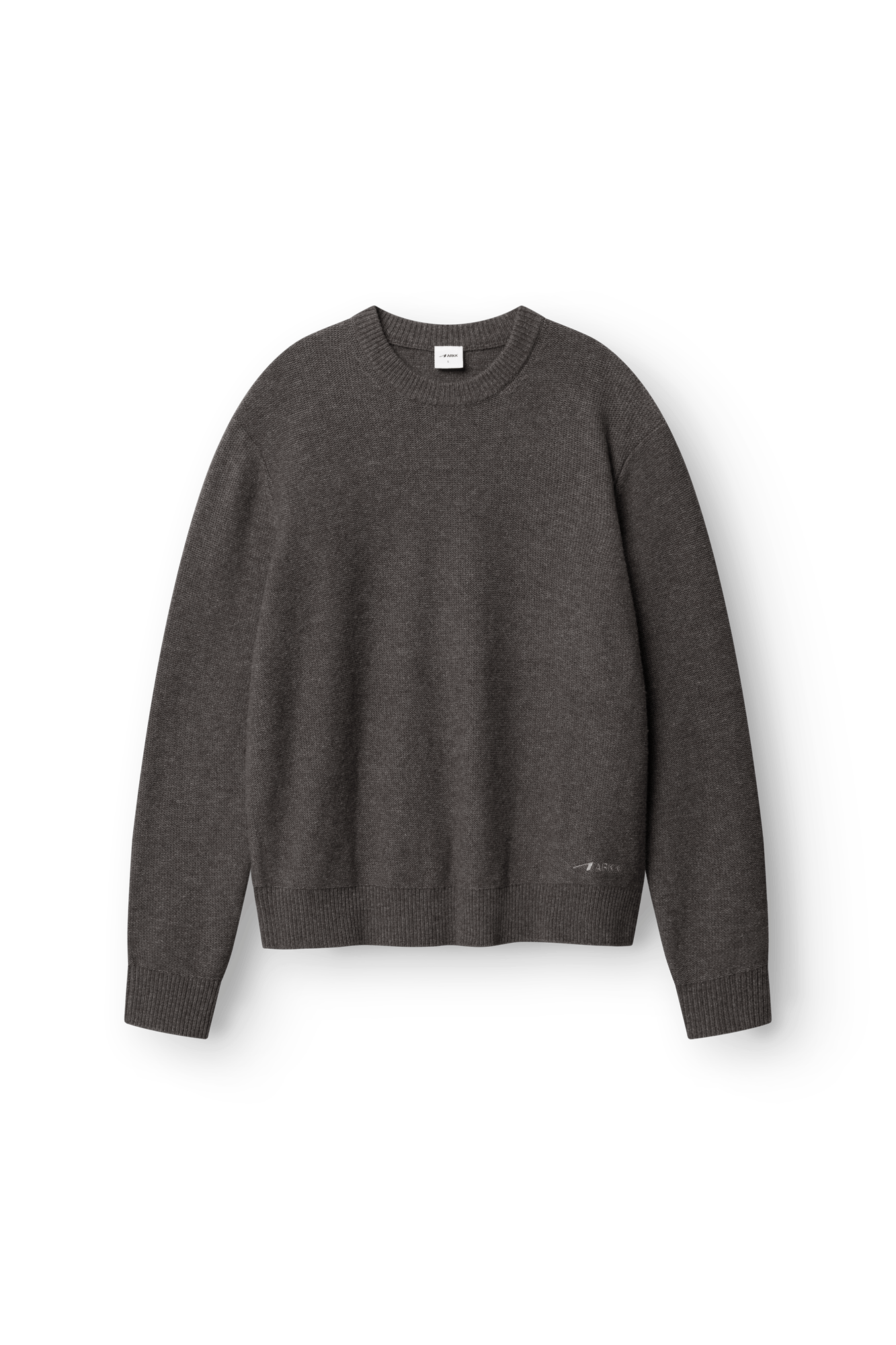 ARKK Apparel ARKK Logo Sweater | Faded Black Knit Crew