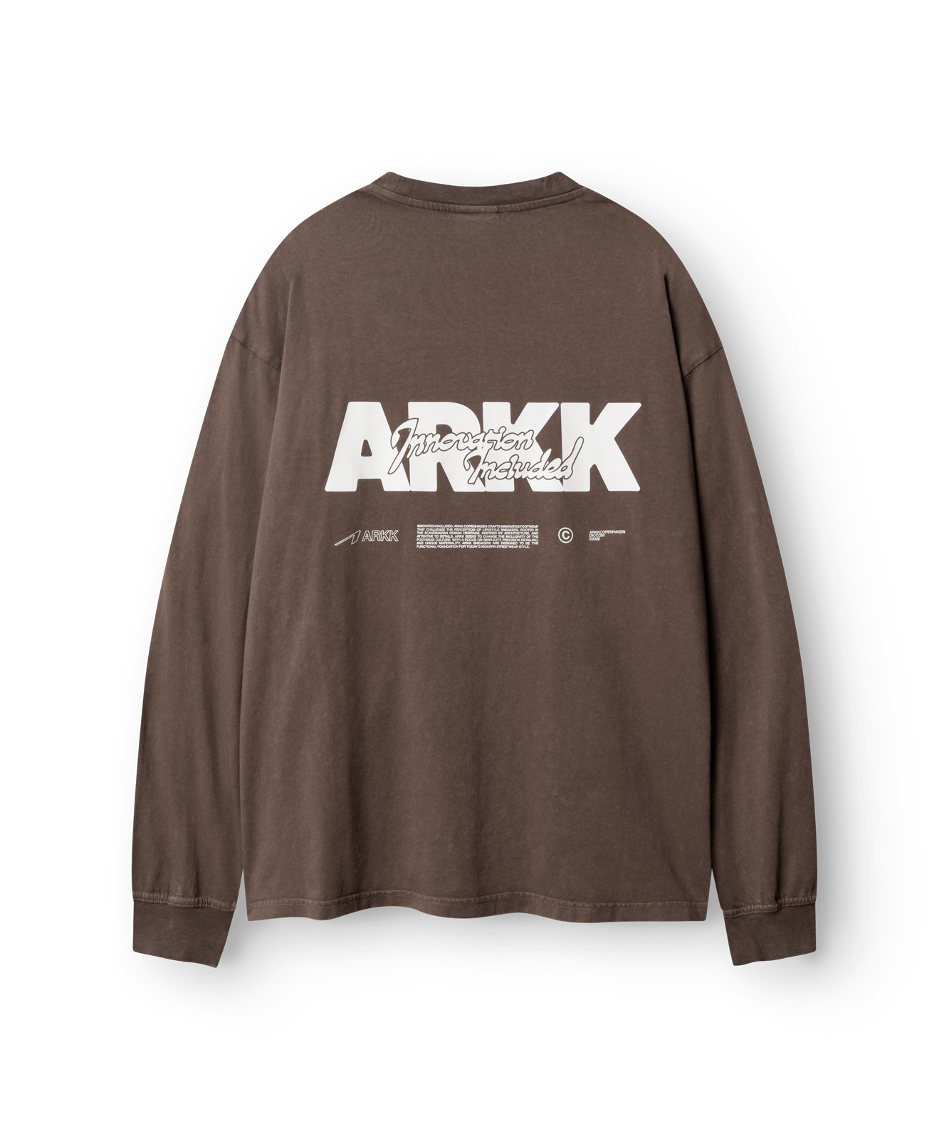 ARKK Apparel ARKK Long Sleeve 3.0 | Faded Brown T-Shirt