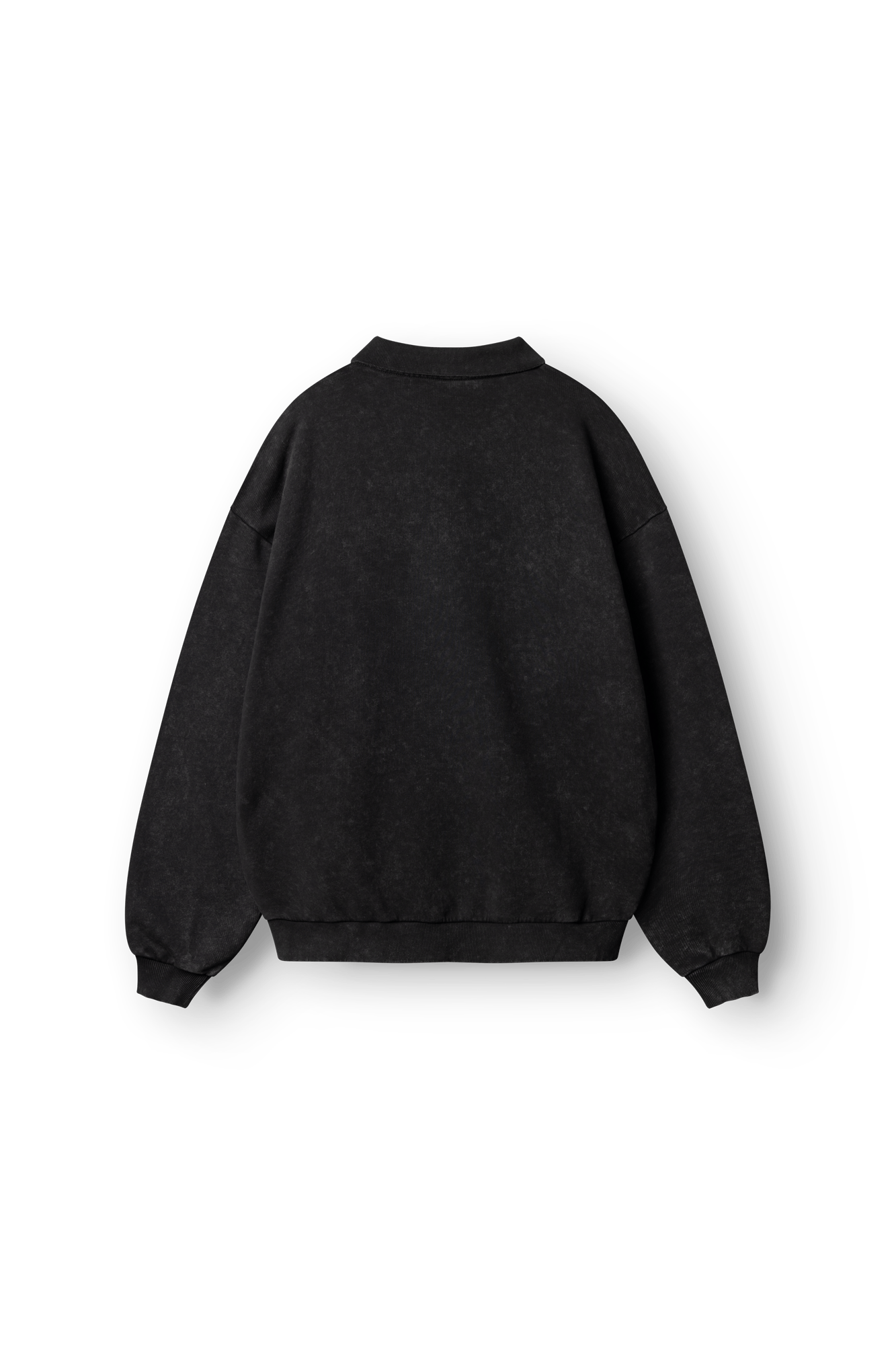 ARKK Apparel ARKK Long Sleeve Polo 1.0 | Black Sweatshirt