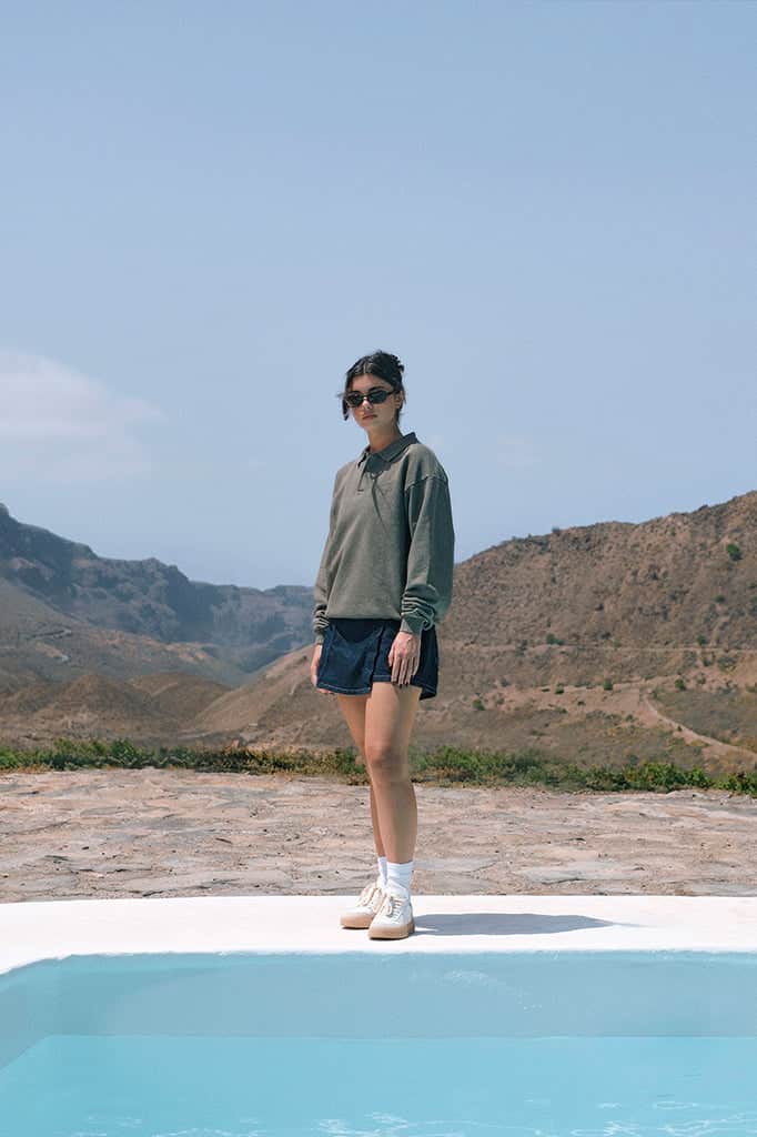 ARKK Apparel ARKK Long Sleeve Polo 1.0 | Olive Sweatshirt