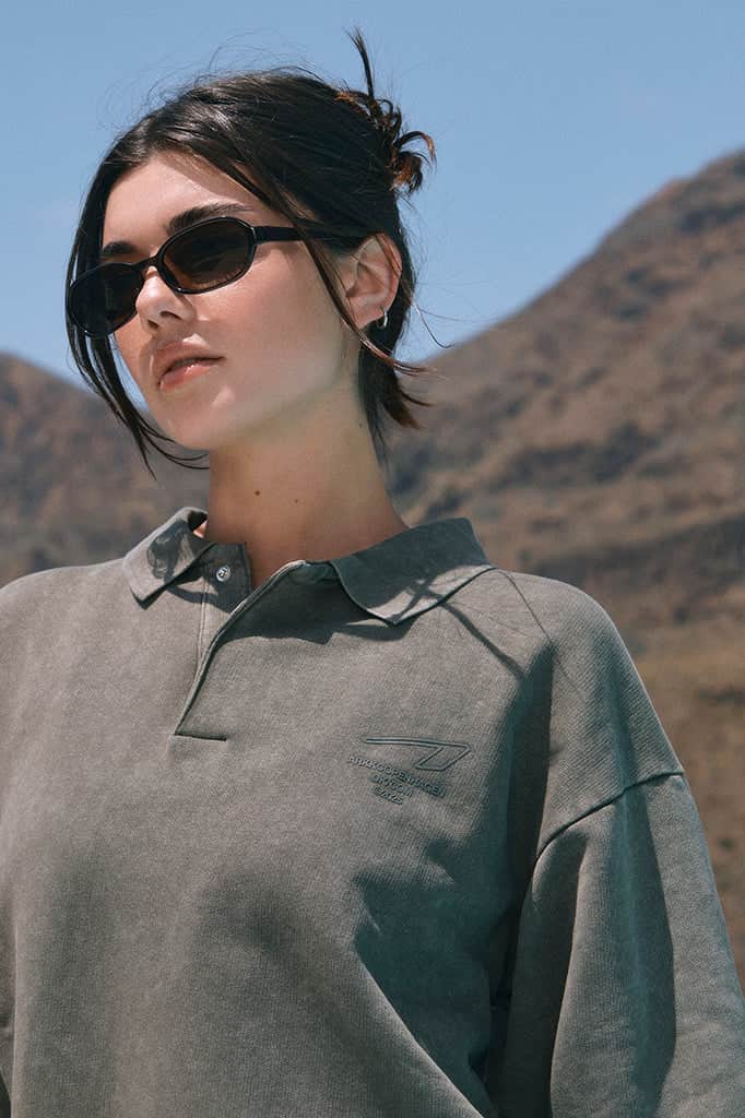 ARKK Apparel ARKK Long Sleeve Polo 1.0 | Olive Sweatshirt