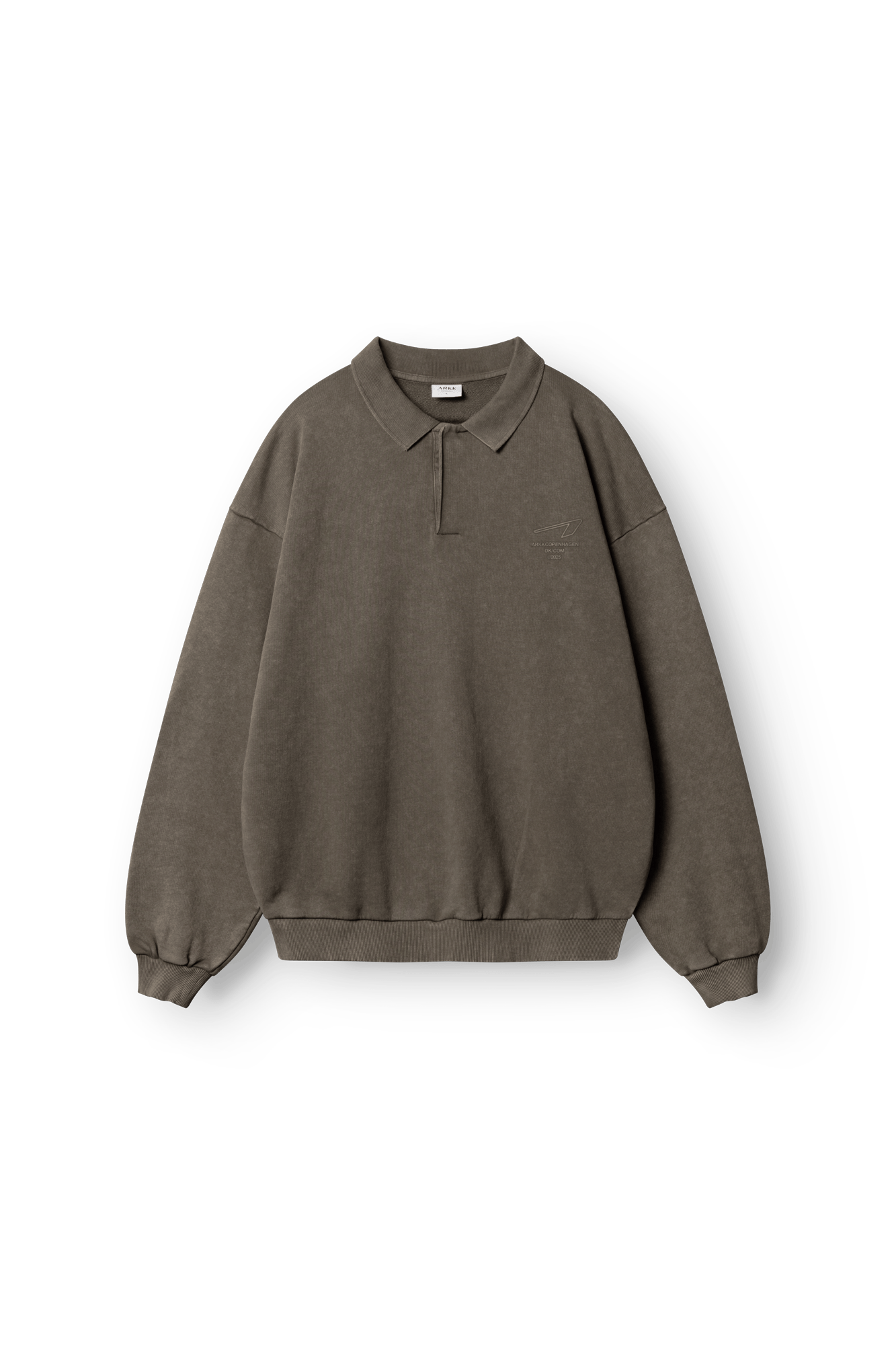 ARKK Apparel ARKK Long Sleeve Polo 1.0 | Olive Sweatshirt