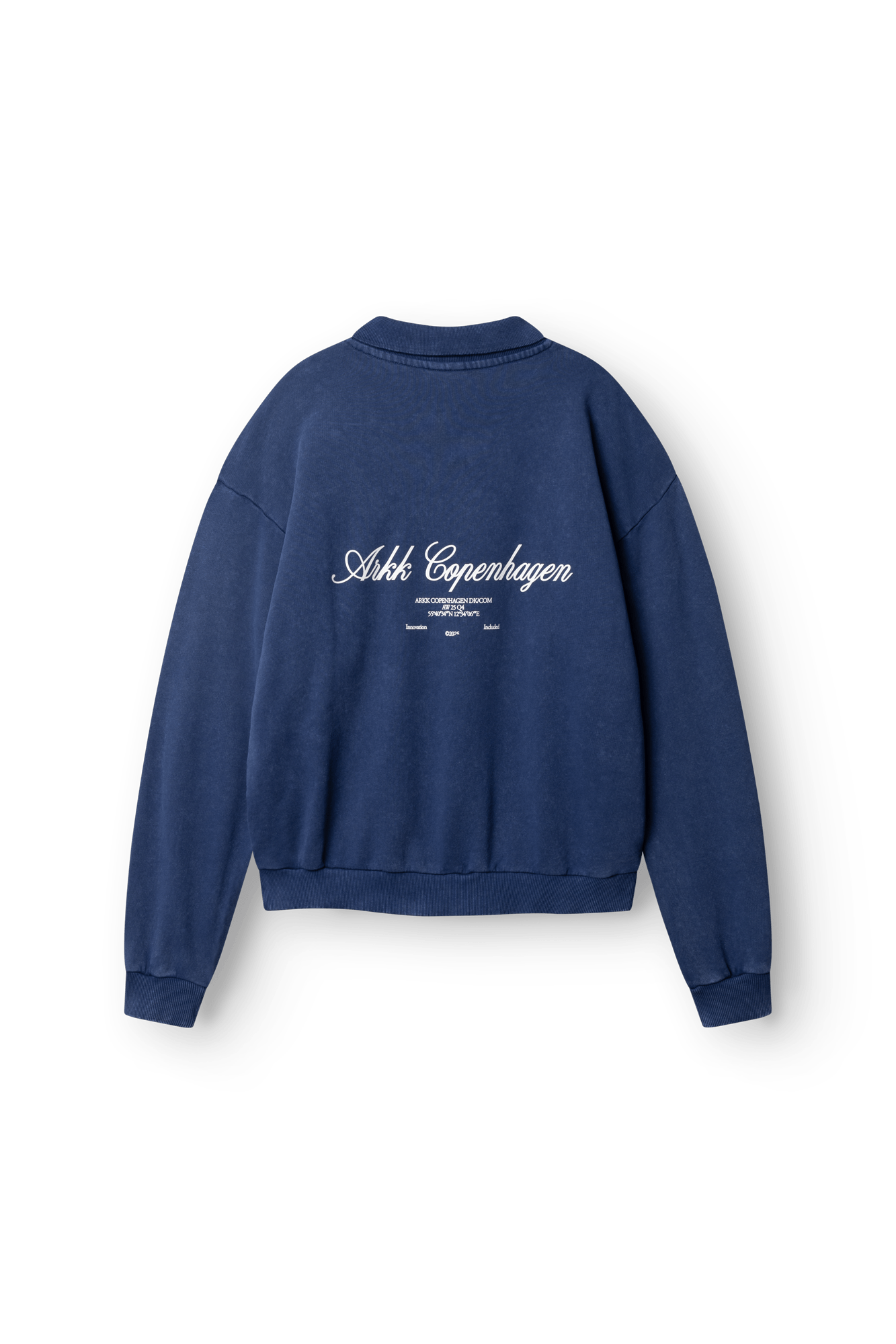 ARKK Apparel ARKK Long Sleeve Polo 2.0 | Vintage Blue Sweatshirt