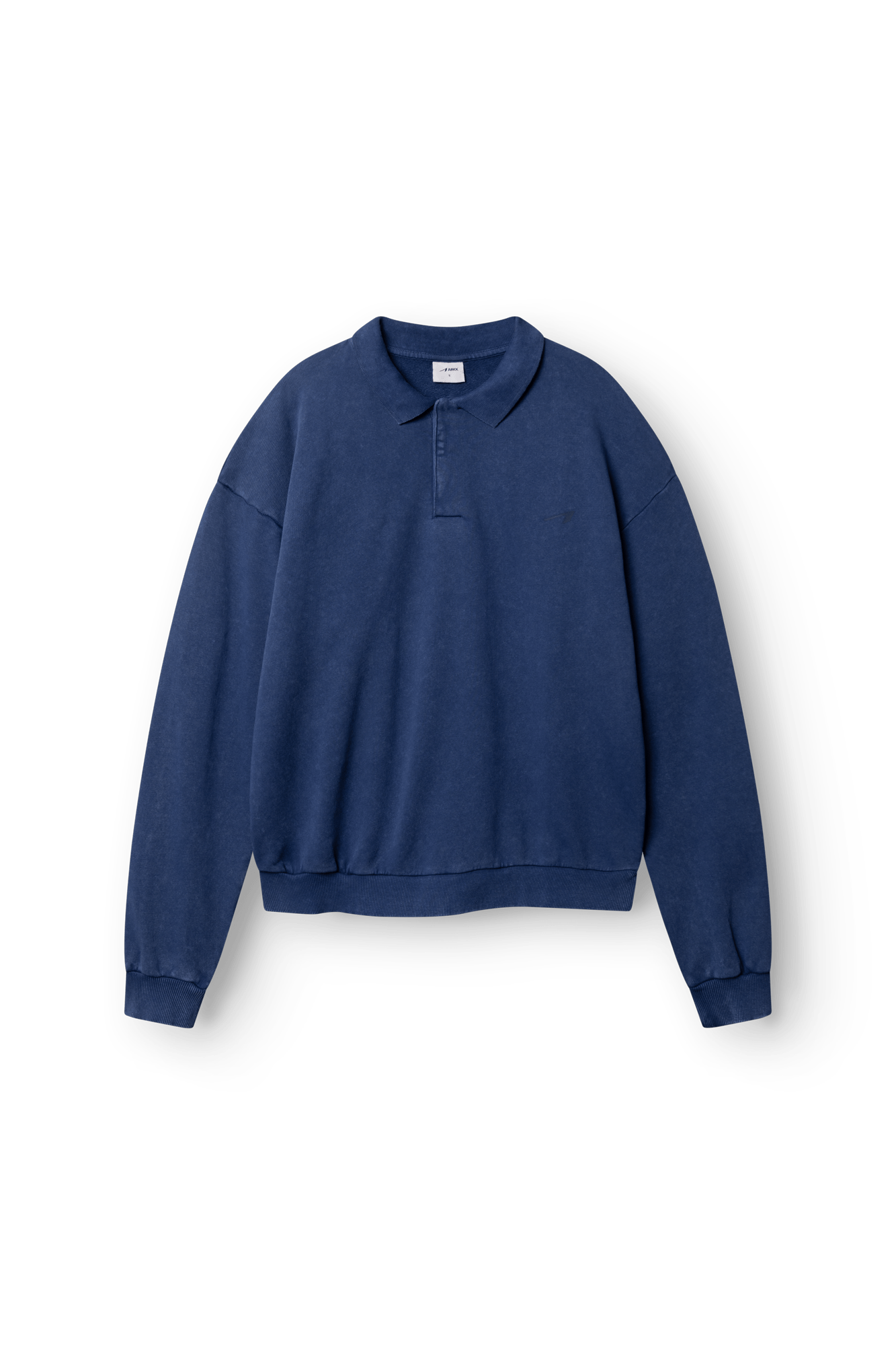ARKK Apparel ARKK Long Sleeve Polo 2.0 | Vintage Blue Sweatshirt