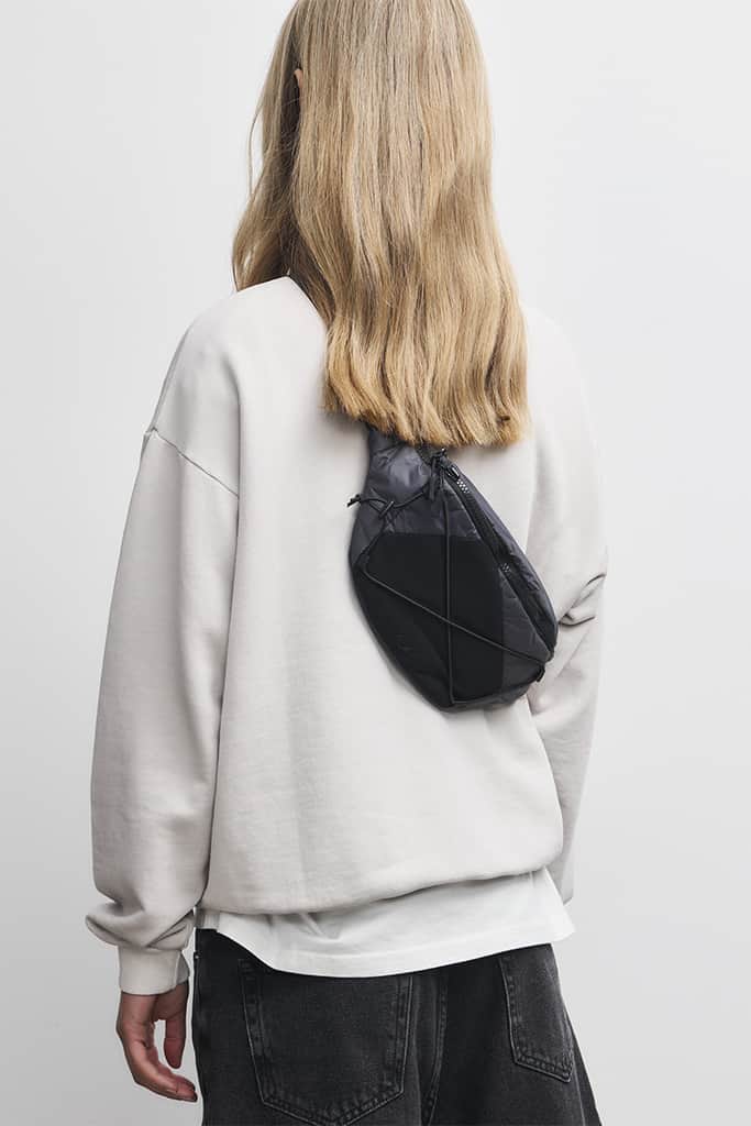 ARKK Accessories ARKK Nylon Bumbag | Black Grey Bumbag