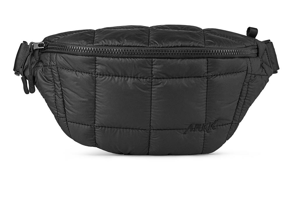 ARKK Accessories ARKK Padded Logo Bumbag | Black Bumbag