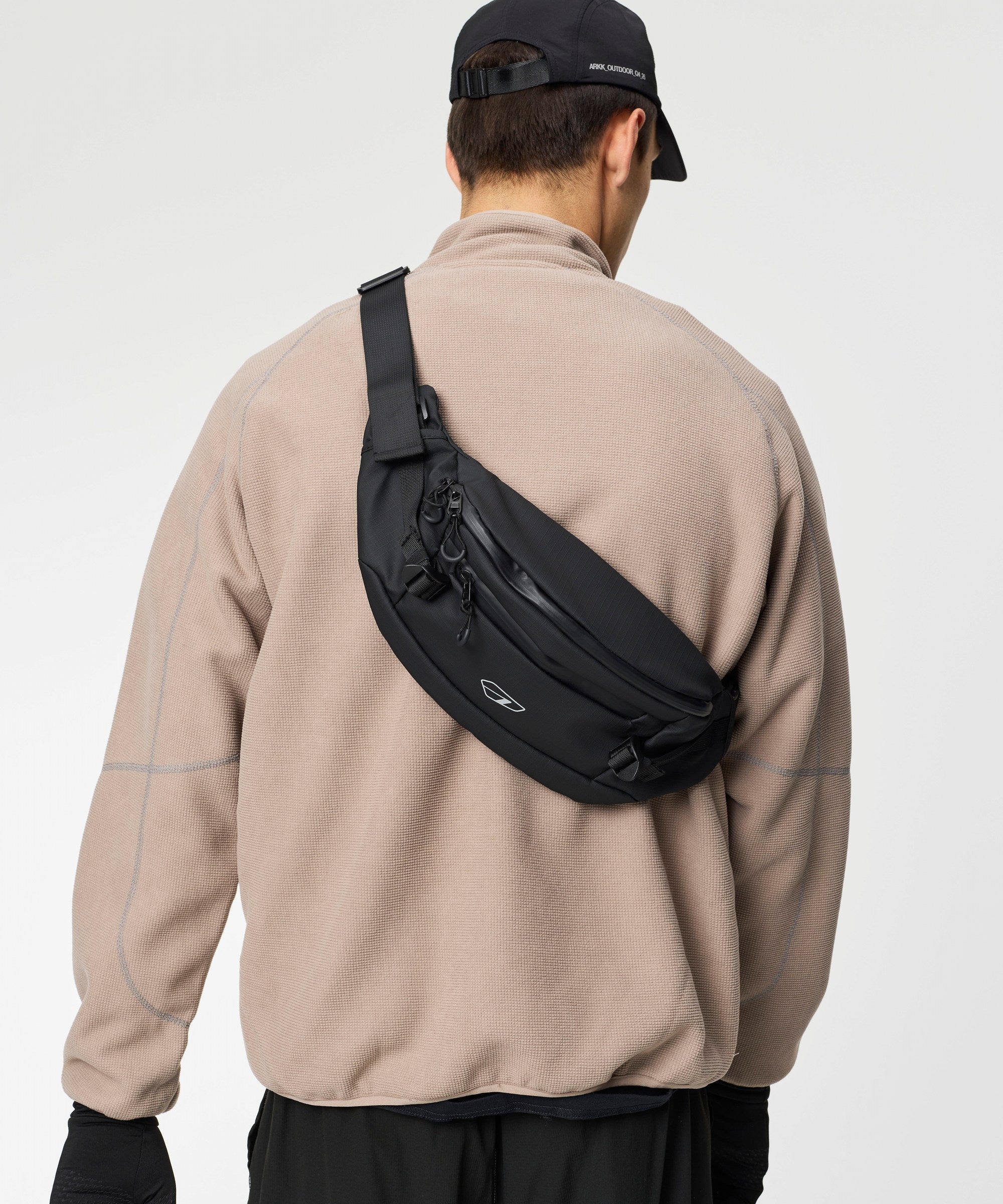 ARKK Accessories ARKK Ripstop Waist Bag | Black Bumbag