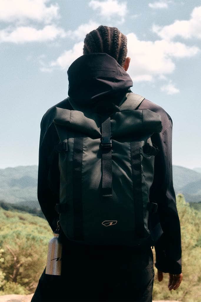ARKK Accessories ARKK Roll Top Backpack | Black Backpack