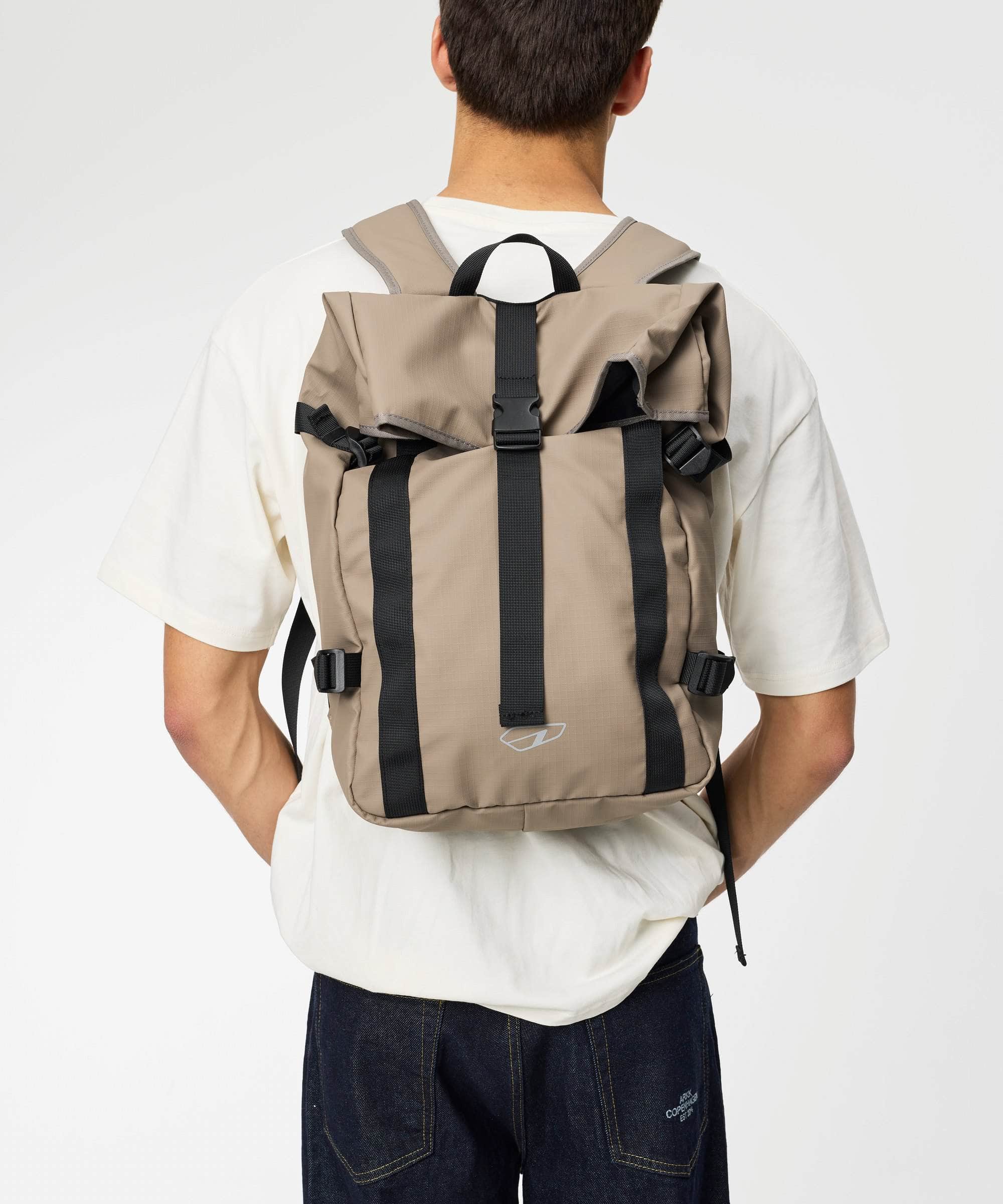 ARKK Accessories ARKK Roll Top Backpack | Taupe Backpack