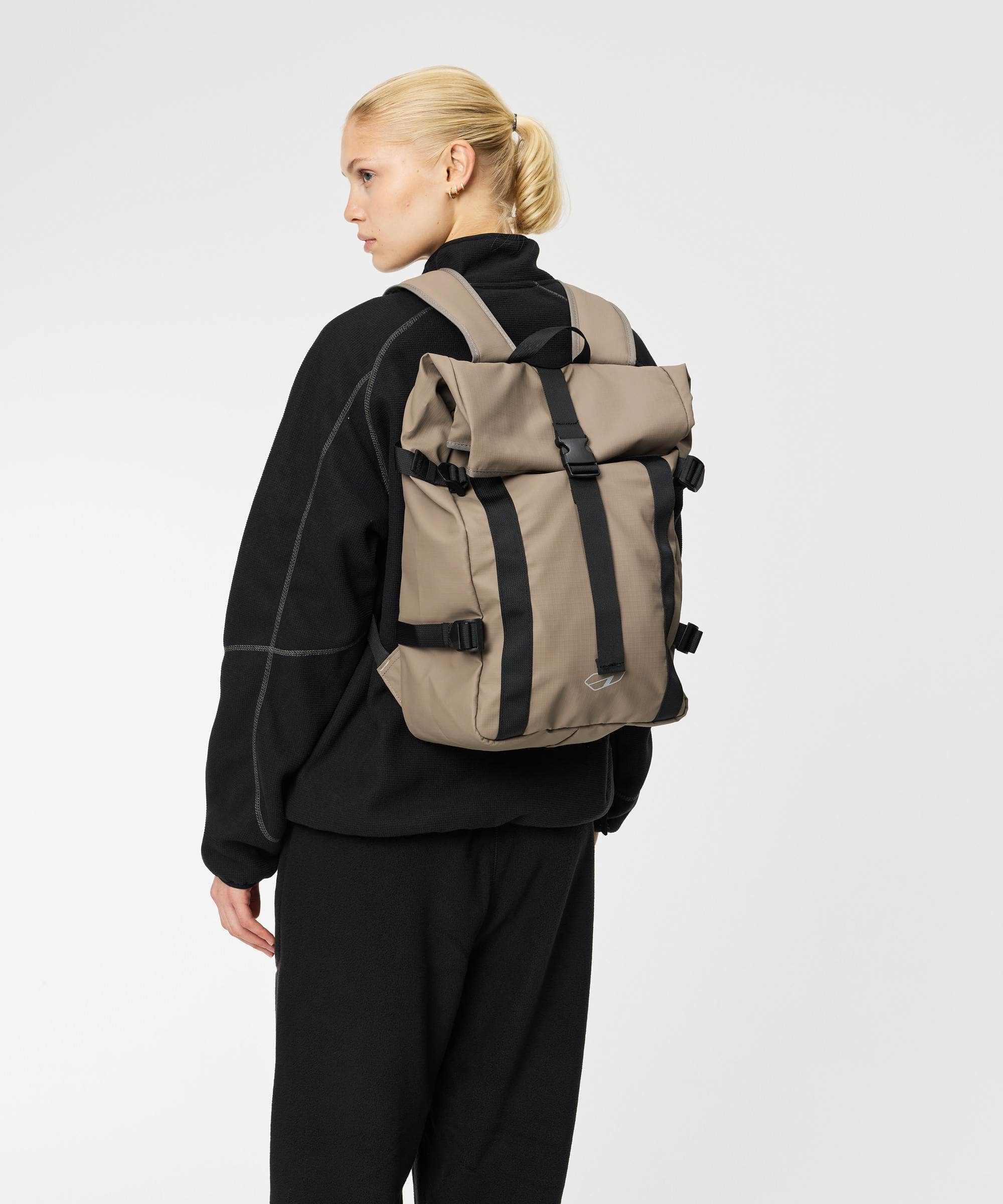ARKK Accessories ARKK Roll Top Backpack | Taupe Backpack