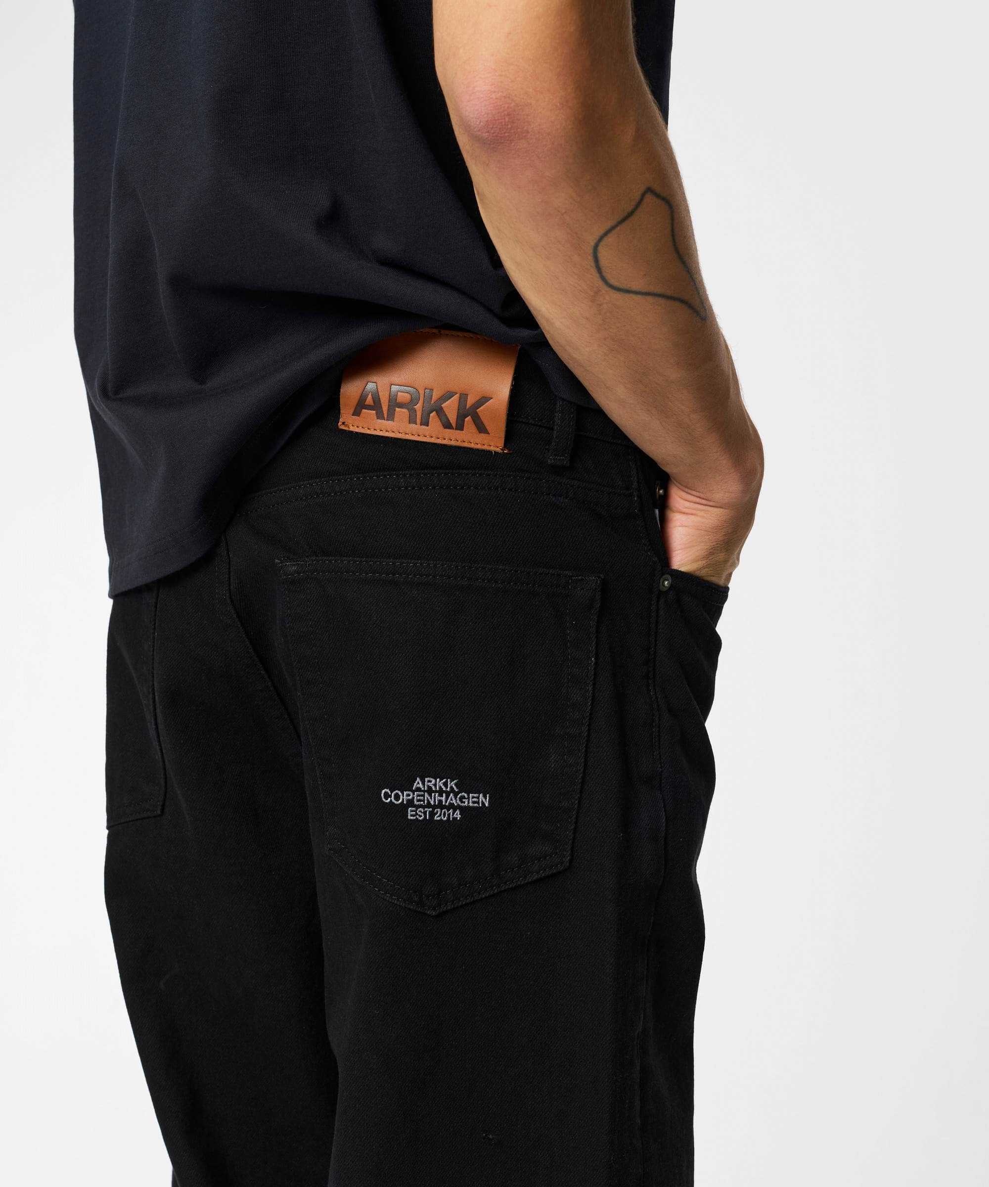 ARKK Apparel ARKK Straight Jeans | Faded Black Jeans