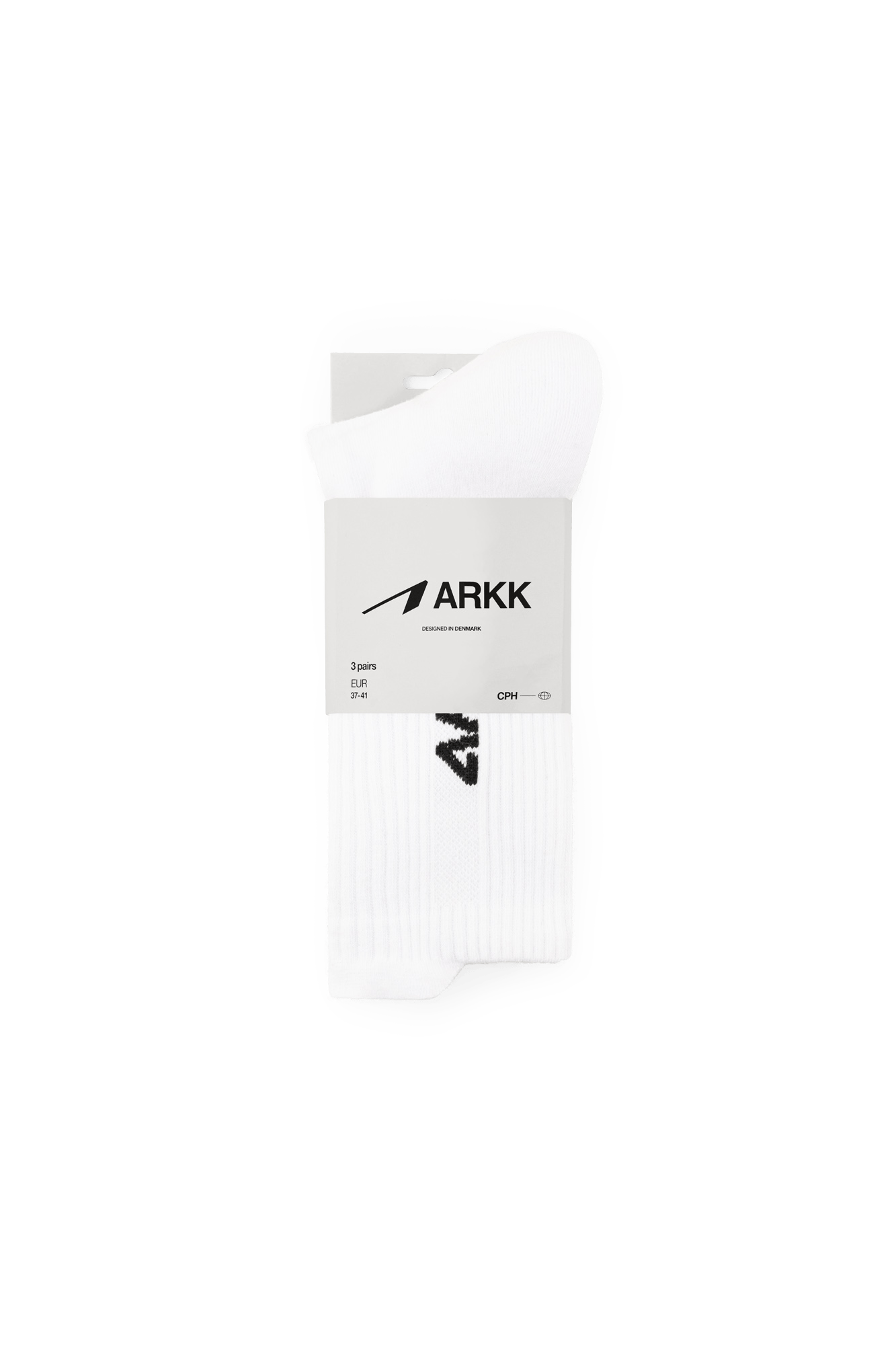 ARKK Accessories ARKK Tech Socks 3-pack | Bright White Socks