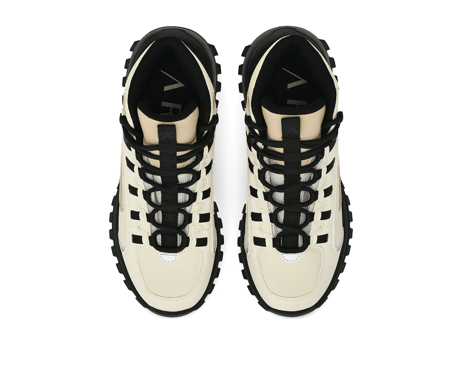 ARKK Essential Line Apaze Hightop | Antique White Black Apaze Hightop