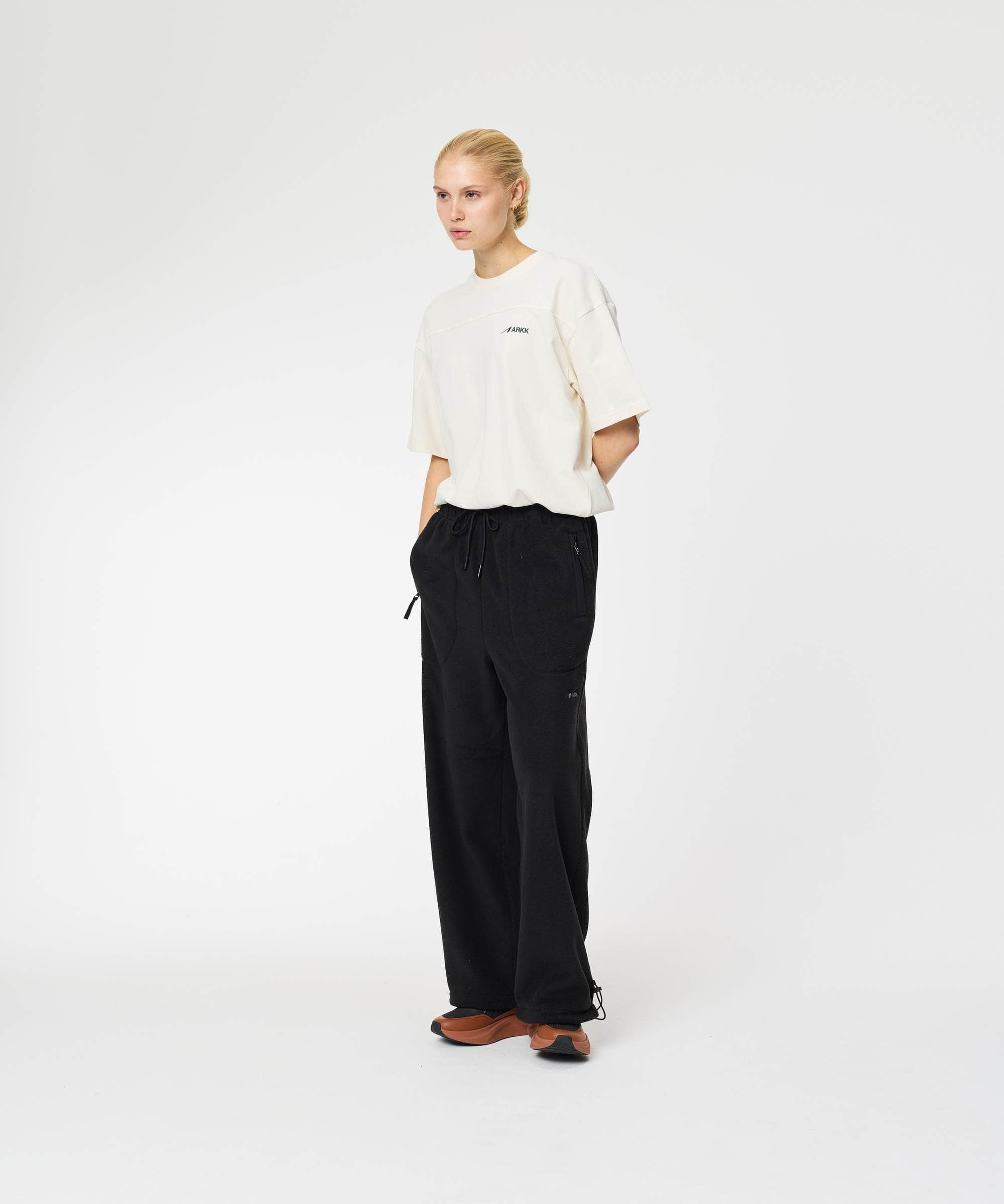 ARKK Apparel Elda Fleece Pants | Black Tech Pants