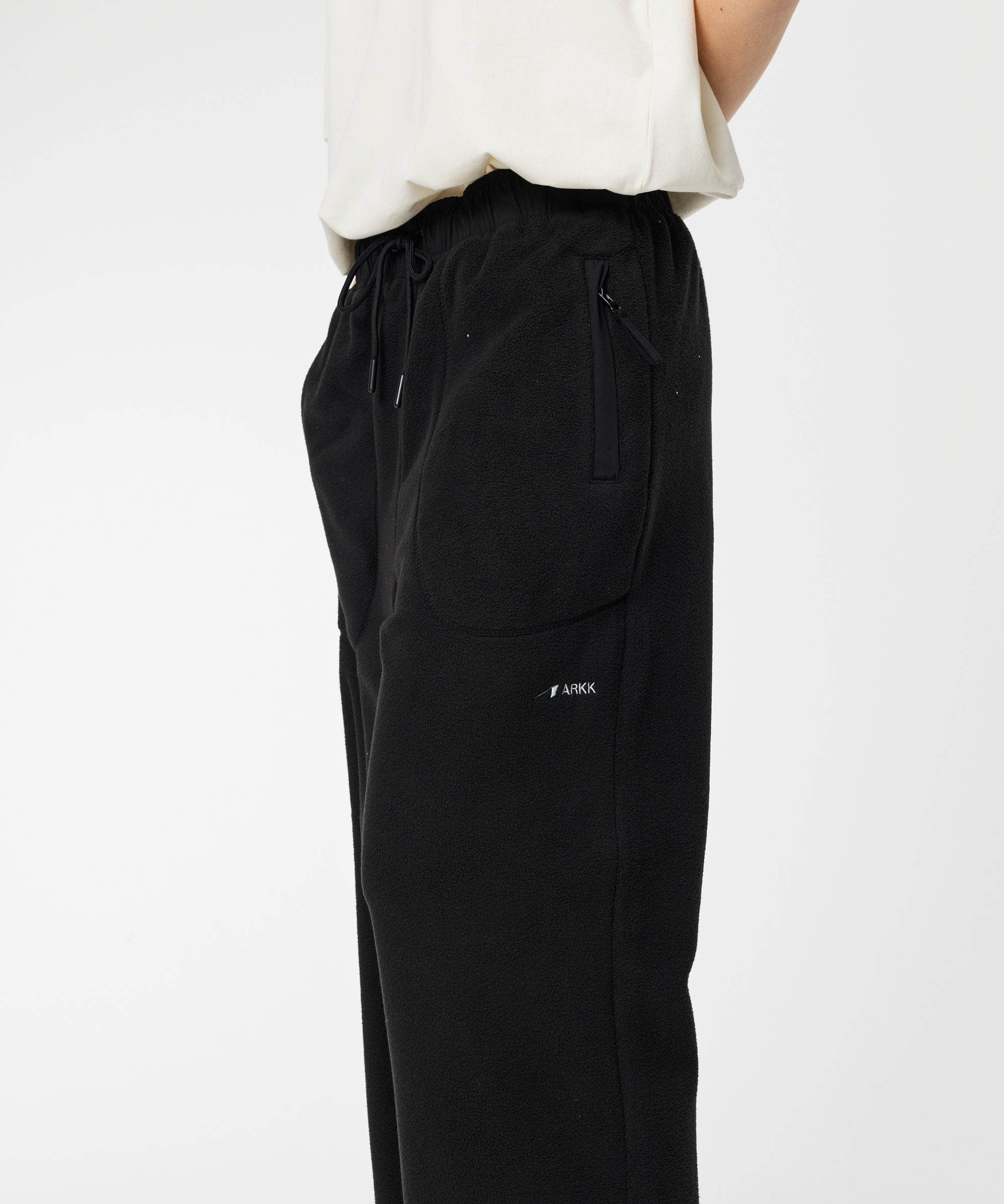 ARKK Apparel Elda Fleece Pants | Black Tech Pants