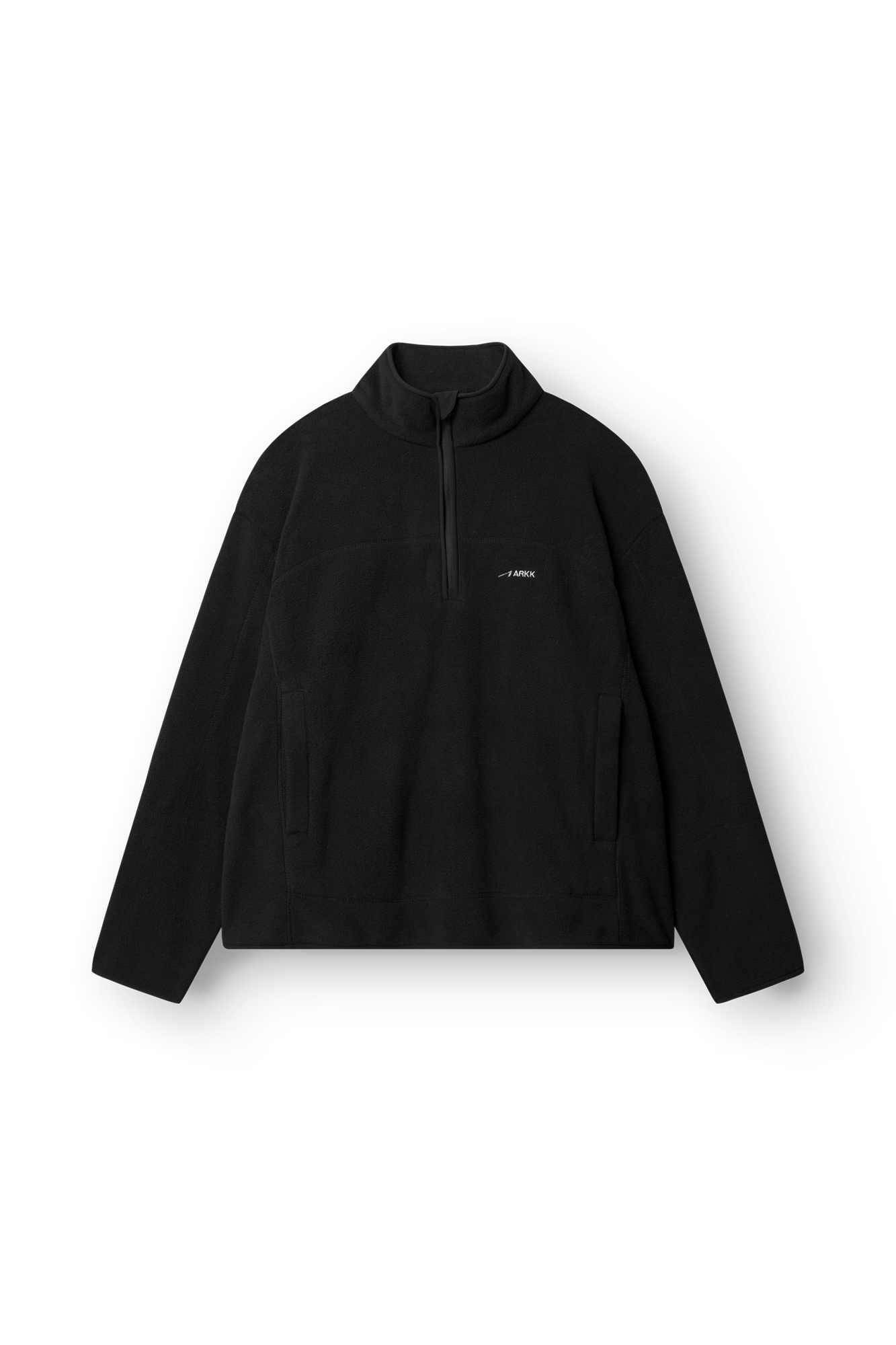 ARKK Apparel Elda Fleece Quarter Zip | Black Jacket