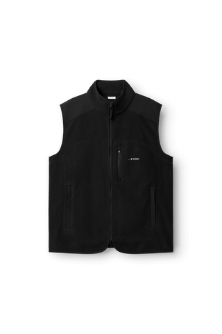 ARKK Apparel Elda Fleece Vest | Black Vest