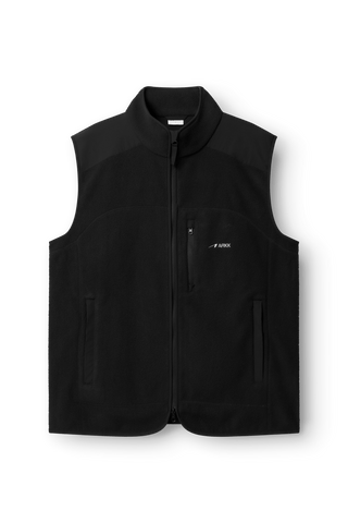 ARKK Apparel Elda Fleece Vest | Black Vest