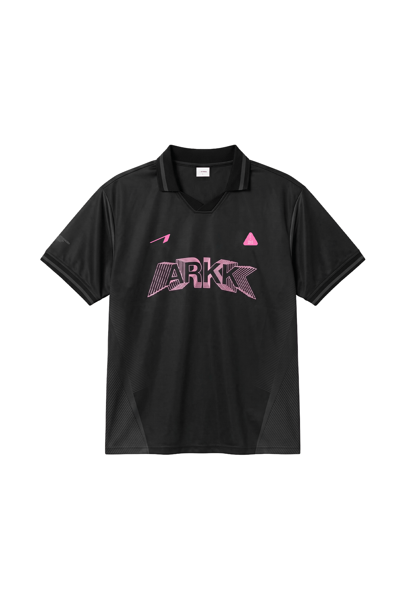 ARKK Apparel Football Shirt | Black Pink T-Shirt