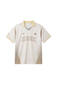 ARKK Apparel Football Shirt | White Beige Grey T-Shirt