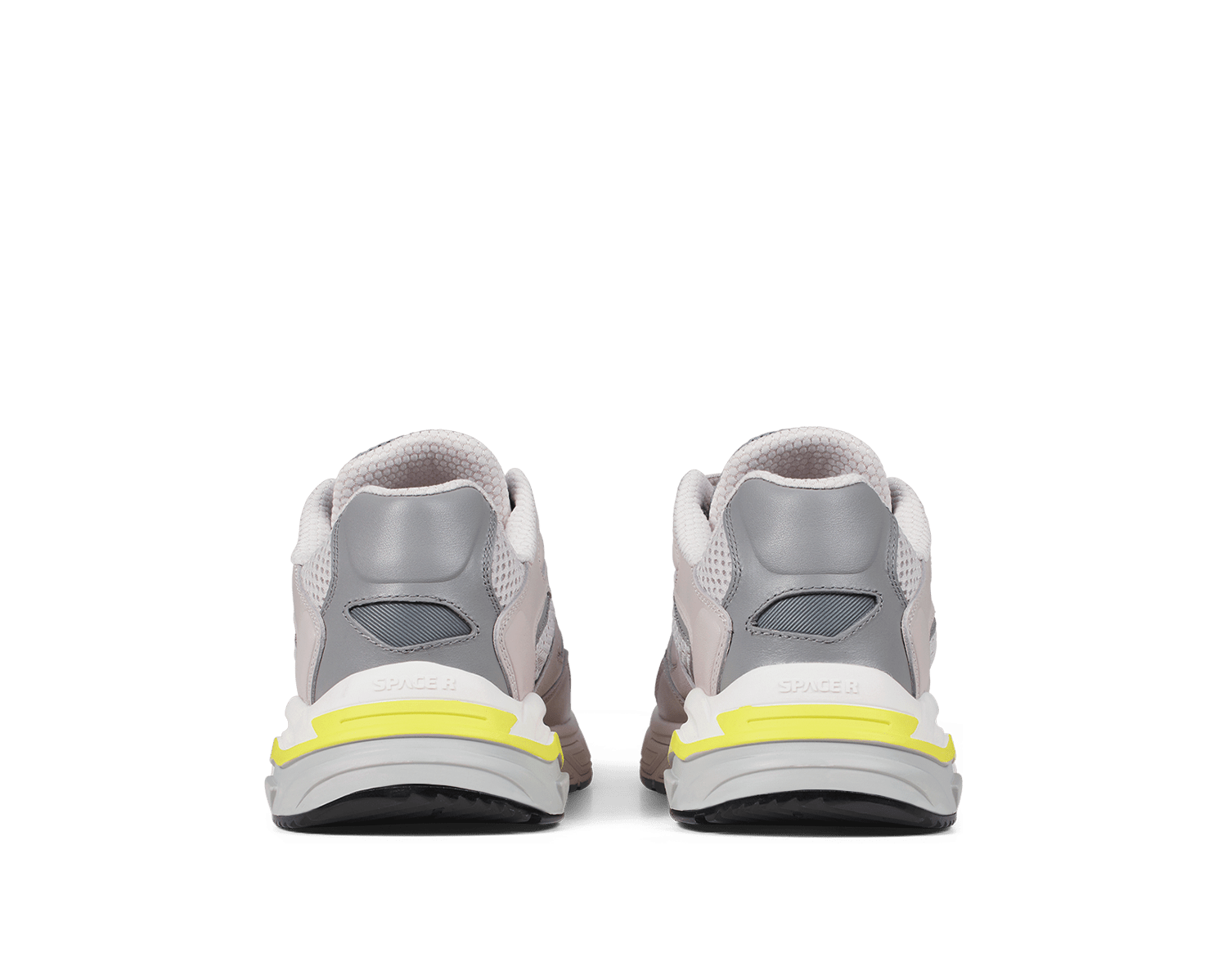 ARKK Collection Gravity Leather Space-R | Vapor Grey Acid Lime | Men Gravity