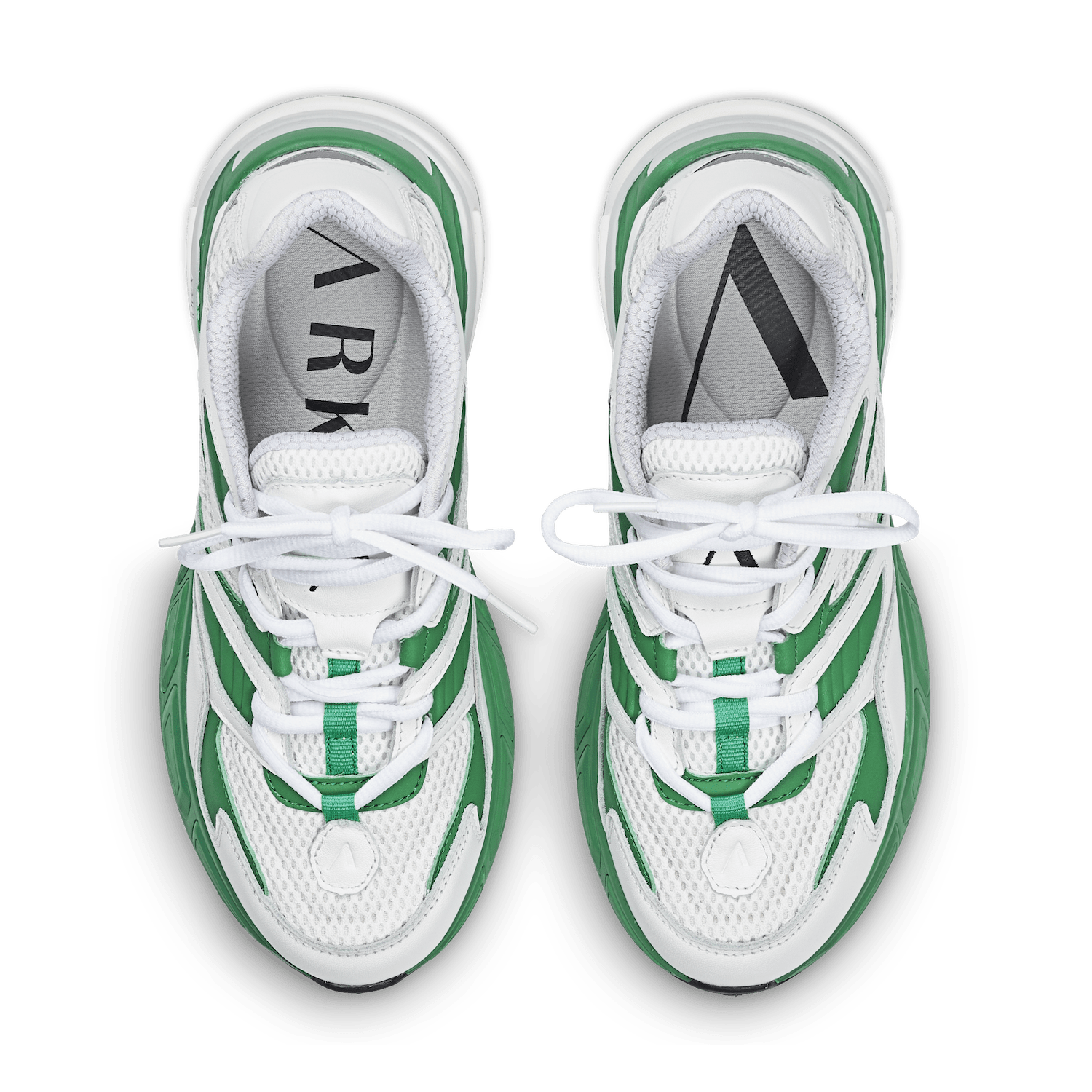 ARKK Collection Gravity Leather Space-R | White Green Tambourine | Men Gravity